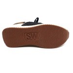 Softwaves sneaker zwart raffia 8.95.18